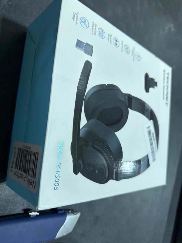 Photo 1 of TECKNET Bluetooth Trucker Headset, Single and Dual Ear Wireless Headset with Mic for Work Noise Cancelling, 50Hrs 3 EQ Music Modes Trucker Bluetooth Headphones for PC, Drivers, Office, Call Center