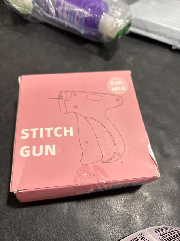 Photo 1 of Stitch  For Clothes,Retail Tagging Gun for Clothing,Includes 6 Mini Needle,5000 Pcs Micro Fasteners(2500 White & 2500 Black) Quick Stitch Sewing Gun for Clothes,Stitchy Sewing Kit Tag Gun