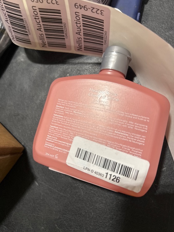Photo 1 of Neutrogena Exfoliating Healthy Scalp Clarifying Shampoo for Oily Hair & Scalp, Pink Grapefruit pH-Balanced Anti-Residue Formula Adds Shine, Sulfate, Paraben & Phthalate-Free, Color-Safe, 12 Fl Oz