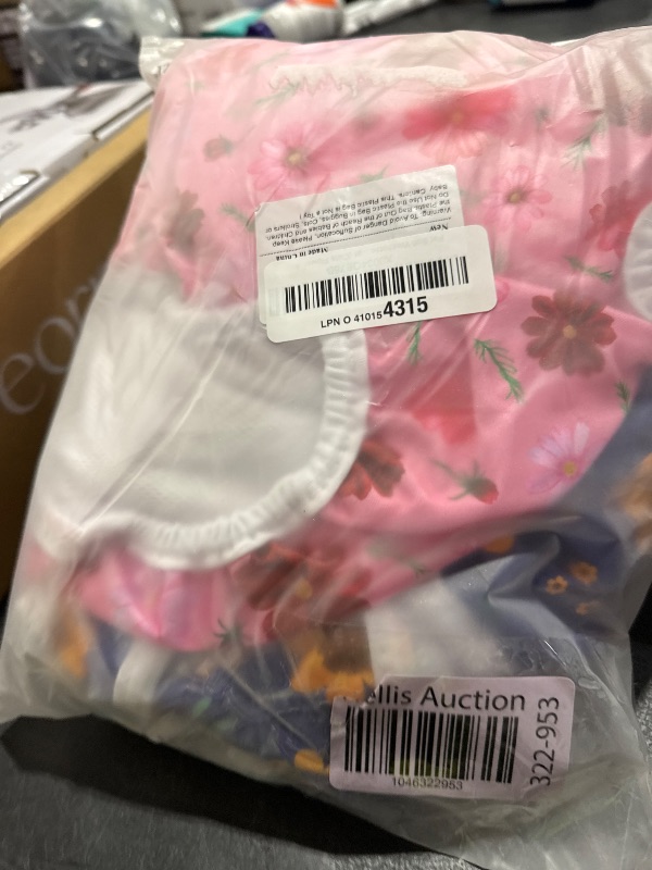 Photo 1 of Pet Soft Washable Female Diapers (3 Pack) Female Dog Diapers, Comfort Reusable Doggy Diaper for Girl Dog in Period Heat (Cute Flower, XL)