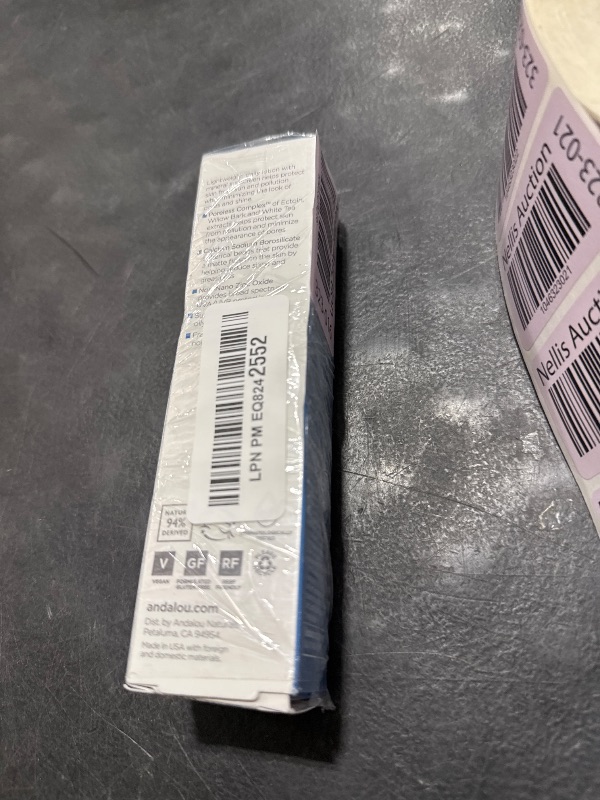 Photo 1 of Andalou Naturals Daily Shade Face Sunscreen, SPF 30 Zinc Oxide Mineral Sunscreen, Sun + Pollution Defense Face Lotion, Helps Minimize Look of Pores, Matte Finish & Lightweight - 2.7 Fl. Oz.