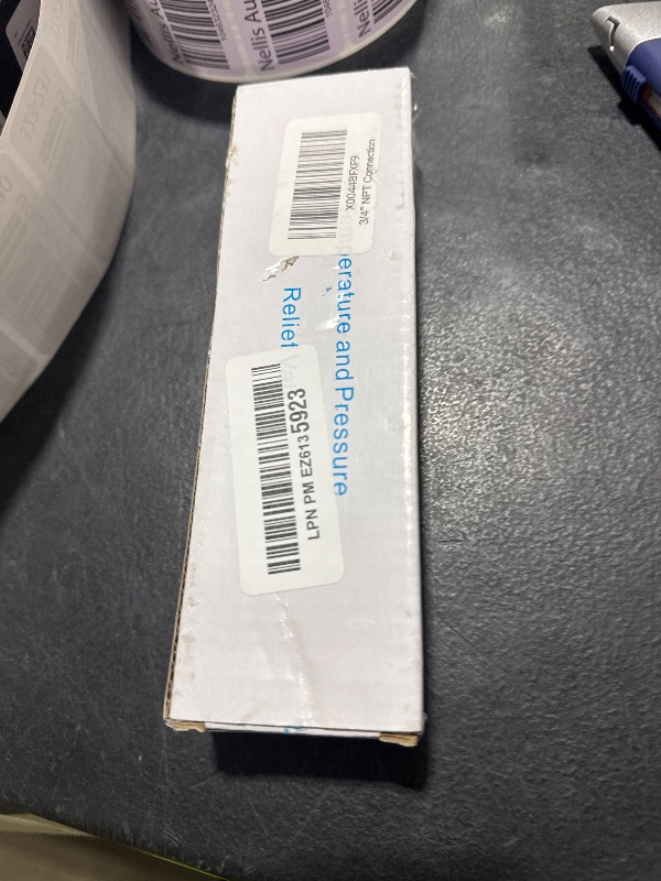 Photo 1 of LECLOC RV Water Heater Relief Valve, 210°F 150 psi Temperature & Pressure Relief Valve, Thickened Brass Body with Extended Probe 200,000 BTU/h, Hot Water Tanks Pressure Release Valve, 3/4" NPT Thread