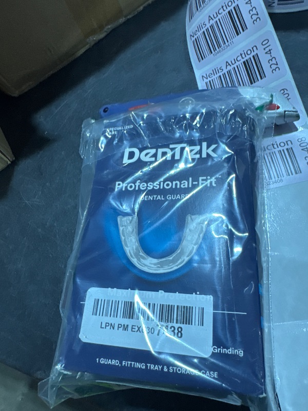 Photo 1 of DenTek Mouth Guard for Nighttime Teeth Grinding, Professional-Fit Dental Guard, 1 Count