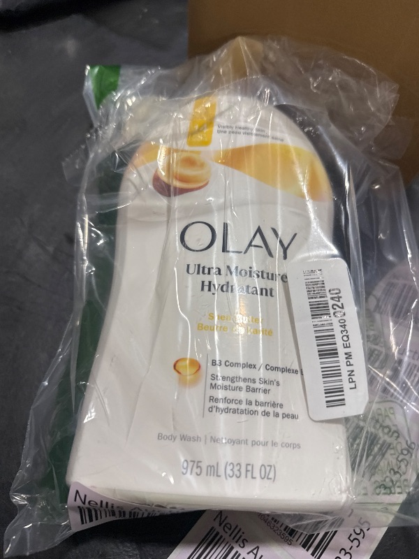 Photo 1 of Olay Body Wash for Women, Ultra Moisture, 24hr Moisturizing, Hydrating & Refreshing, B3 Vitamin Complex, Free of Parabens & Phthalates, For All Skin Types, Shea Butter Scent, 33 fl oz