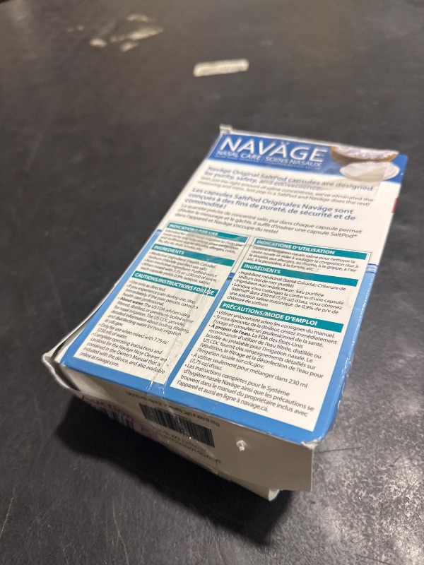 Photo 1 of Navage Original SaltPod Bundle 30 Pack (30 SaltPods) Salt Pod Refills Only - Exclusively Designed Nasal Irrigation System - Sinus Rinse and Saline Pods for Fast & Soothing Relief
