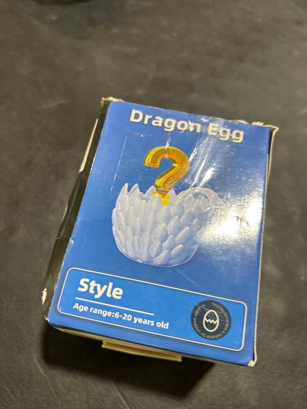 Photo 1 of Flavery Dragon Egg, Rainbow Smooth Egg with Colorful Dragon Inside, 3D Printed Gift, Fidget Toy, Figurine Decor,Birthday Gift (12" Dragon)