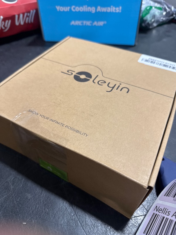 Photo 1 of SOLEYIN PLA Filament 1.75mm, 3D Printer Filament High Speed 30-300mm/s Dimensional Accuracy +/- 0.02mm, 1kg Spool (2.2lbs), Fit Most FDM 3D Printer, Soleyin by Creality Filament, PLA Light Green