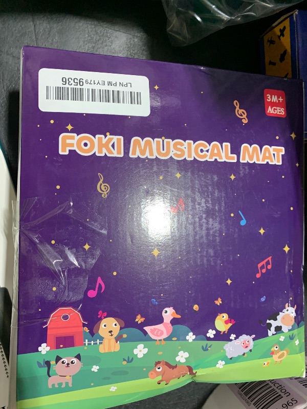 Photo 1 of FOKI Floor Piano Mat for Toddlers, Baby Kid Sensory Educational Dancing Keyboard Carpet Animal Sounds Blanket Touch Playmat Musical Mats Birthday Toddler Toys for 1 2 3 4 5 Year Old Boy Girl Gifts