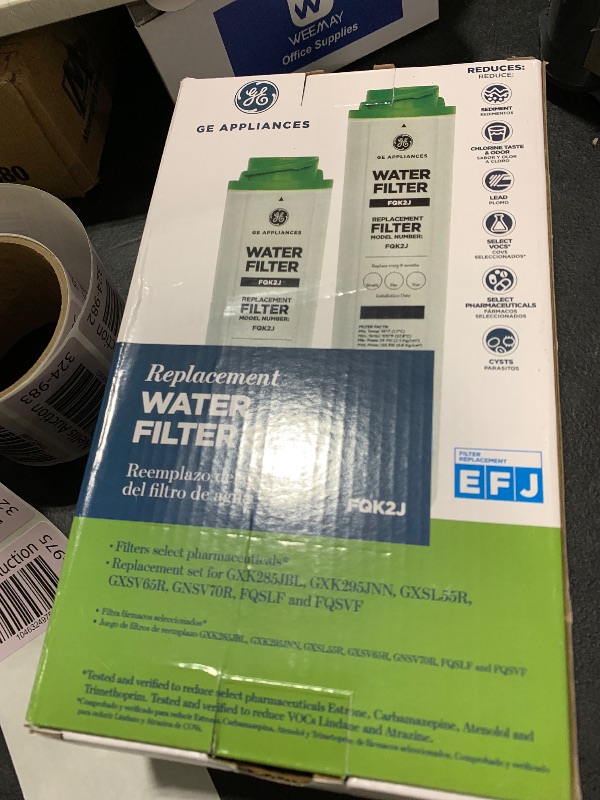 Photo 1 of GOTICAL | Under-Sink Water Filter Replacement | 2 Water Filters Light Gray | Dual Flow Replace Every 6 Months for Best Results | F Q K 2 J