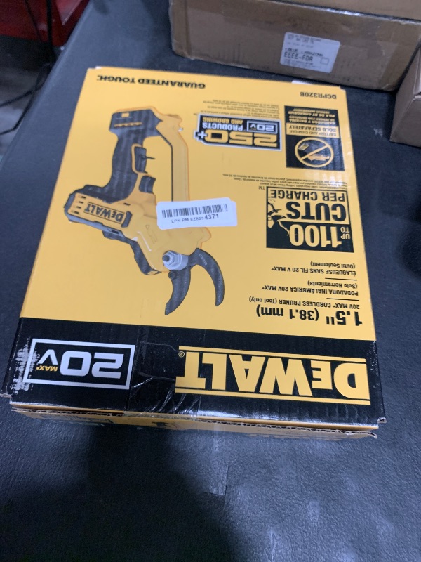 Photo 1 of DEWALT 20V MAX Pruning Shears Garden Tool, Cordless, Bare Tool Only (DCPR320B)