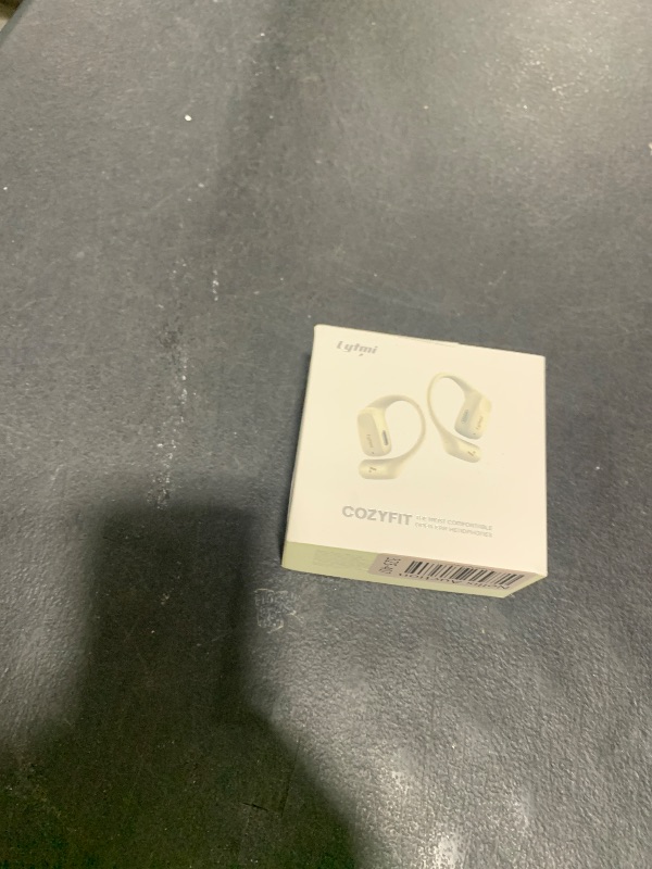 Photo 1 of Lytmi CozyFit Open Ear Headphones, 0.23oz Ultra-Light Comfortable Wireless Earbuds, 0.6mm Thinnest Earhooks, Bluetooth 5.4, Clear Audio, 30 HRS Playtime, IPX5 Waterproof Earphones with Mic-White