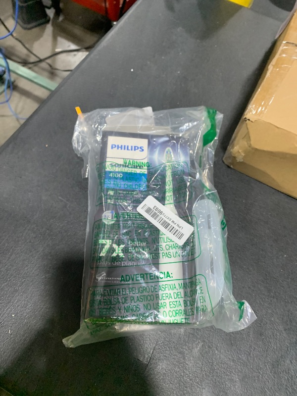 Photo 1 of Philips Sonicare 4100 Rechargeable Electric Toothbrush, with Pressure Sensor, 2 Intensity Settings, SmarTimer and QuadPacer, 14-Day Battery Life, White, Model HX3681/23