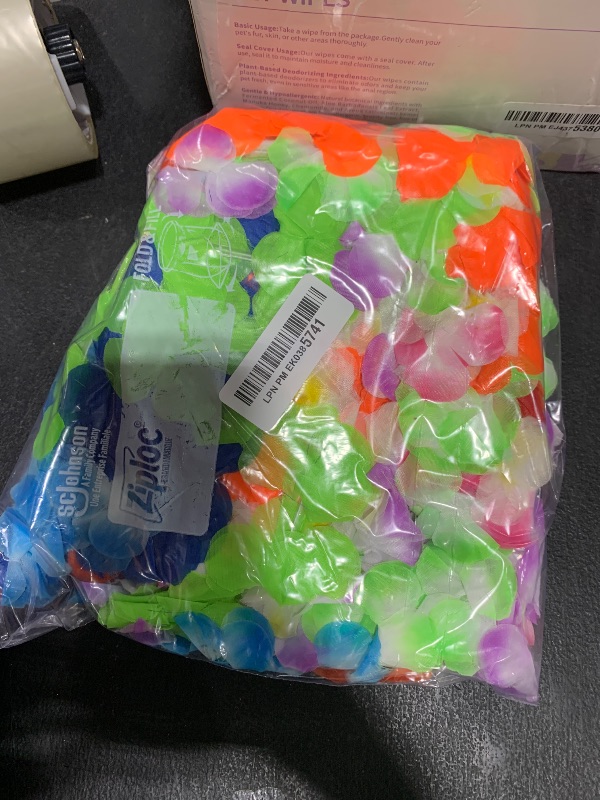 Photo 1 of 24pcs Leis for Luau Party, Hawaiian Leis Bulk Decorations Silk Flower Necklace, Colorful Tropical Hawaiian Bulk Hula Dance Party Decor, Flower Leis Summer Beach Pool Party Decorations Favors Supplies