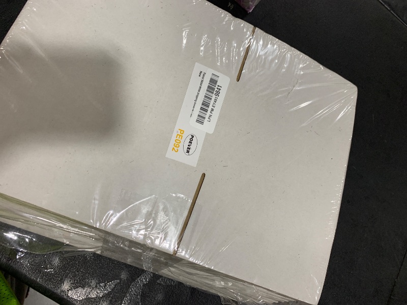 Photo 1 of Poever 40-Pack-Small-Shipping-Boxes-8x6x4, Corrugated-Cardboard-Boxes-for-Packaging-Small-Business, White-Boxes-Mailers