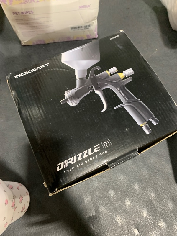 Photo 1 of InoKraft D1 LVLP Air Spray Gun Premium Kit, Easy to Use, Paint Gun for Cars & House DIY Painting, 1.3/1.5/1.7mm Nozzles, with Paint Sprayer Accessories