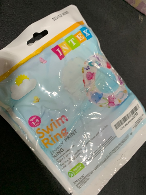 Photo 1 of Intex - Recreation Lively Print Swim Ring, Summer Fun (Pack of 2 Assorted)