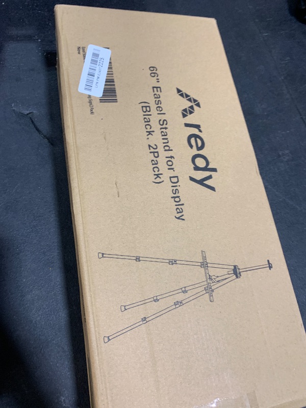 Photo 1 of Easels for Painting Canvas, Aredy 66" Art Easel for Drawing, Portable Painting Easel Stand, Metal Table Top Easel (2 Pack)
