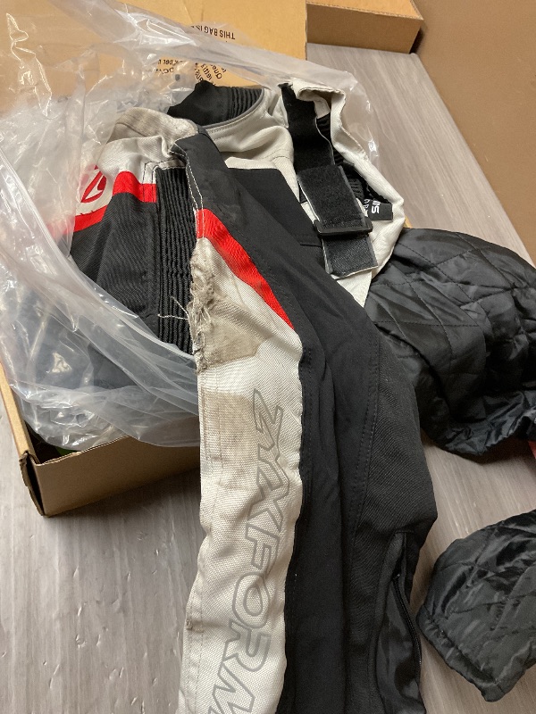 Photo 1 of Motorcycle Pants for Men, Waterproof Windproof Motorbike Riding Gear Pants with Removable Armor for All Season Gray