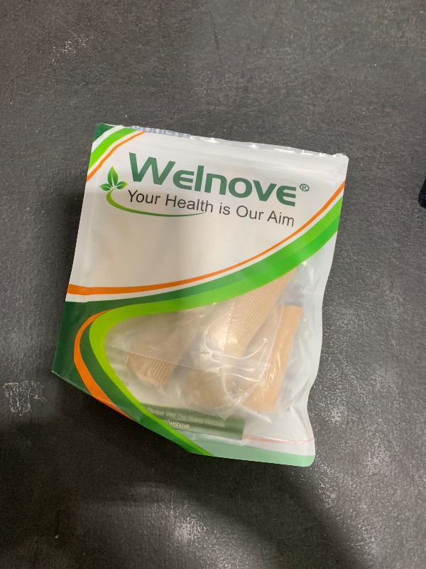 Photo 1 of Welnove 10Pack Toe Caps Closed Toe Surface Fabric Sleeve Protectors with Gel Lining, Prevent Pain Relief for Corns, Blisters and Ingrown Toenails (Size Large + Size Medium)