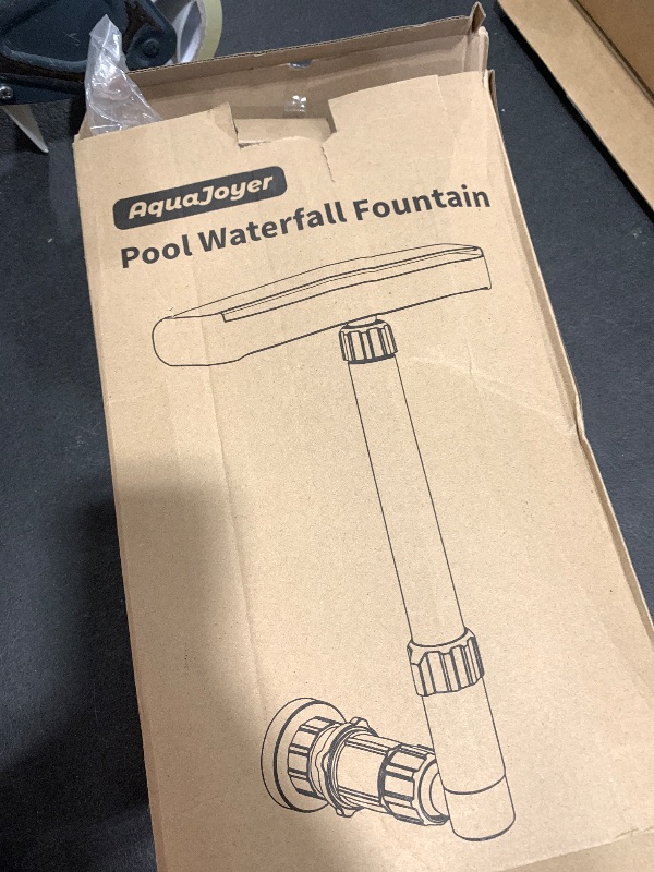 Photo 1 of Dual Spray Pool Fountain, 10-20°F Cooler Water for Above/In-Ground Pools, Dual Spray Waterfall Sprinkler Fountain, Adjustable Waterfall Cooling and Relaxation (Pool Waterfall Fountain)
