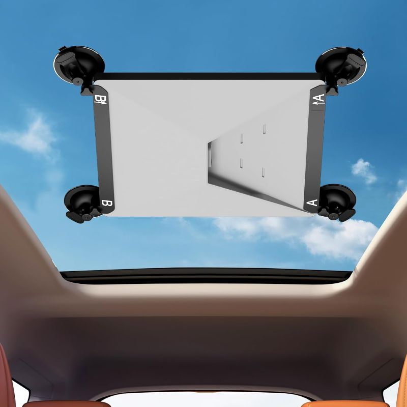 Photo 1 of Starlink Mini Car Suction Cup Mount, Starlink Mini Accessories Secure Mounting Kit for Car Windows & Sunroofs, Strong Suction for Stable Satellite Signal on RVs, Boats, Road Trips 2 Replaceable Cups