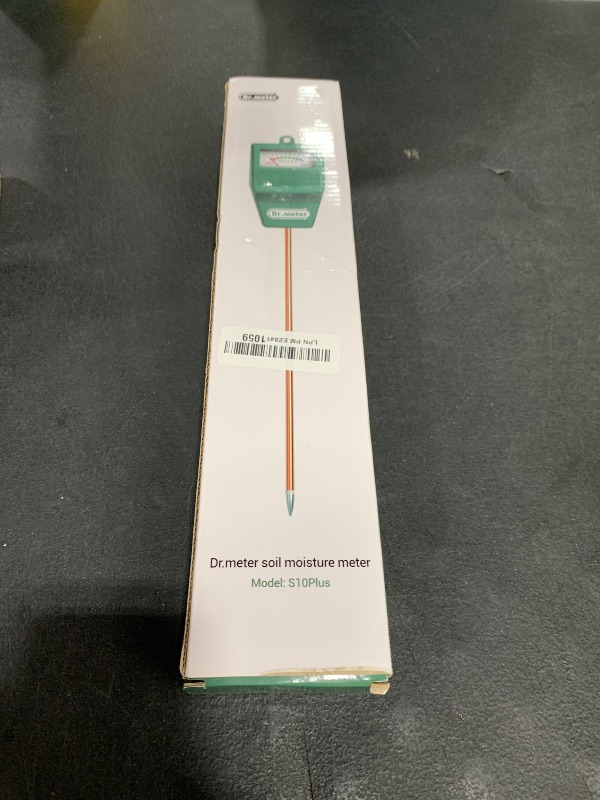 Photo 1 of Dr.meter Soil Moisture Meter Tester for Plants, Long Probe Hygrometer Moisture Sensor for Houseplants Indoor Outdoor Garden Lawn Use - Plant Water Gauge Test Kit - No Battery Needed - Gardening Gifts