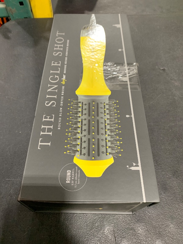 Photo 1 of Drybar The Single Shot Round Blow-Dryer Brush – Smooth, Shiny Hair with Volume and Less Frizz – Salon Styling Brush for Faster Blowouts
