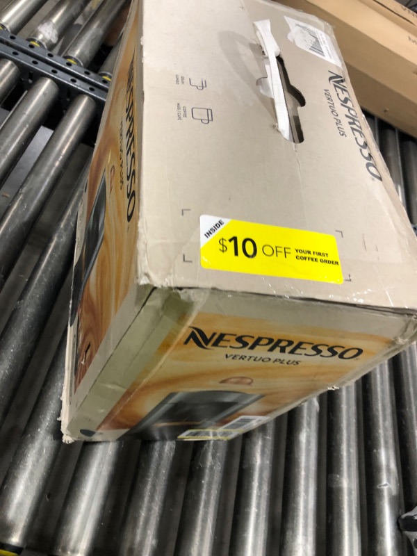 Photo 1 of Nespresso Vertuo Plus Coffee and Espresso Maker by De'Longhi, Grey