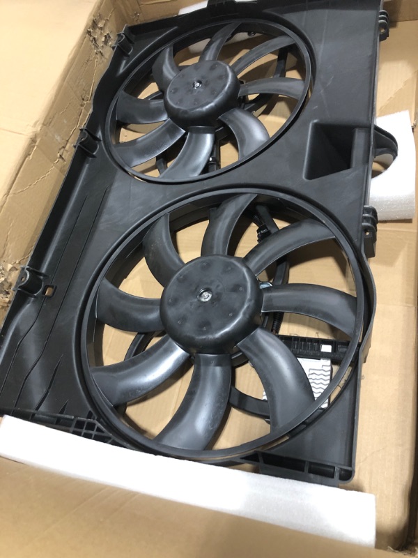 Photo 1 of DICMIC Dual Radiator Cooling Fan Assembly Compatible with 2007-2015 Ford Edge Lincoln MKX Replace# 621-392, FA70600, 7T4Z8C607A