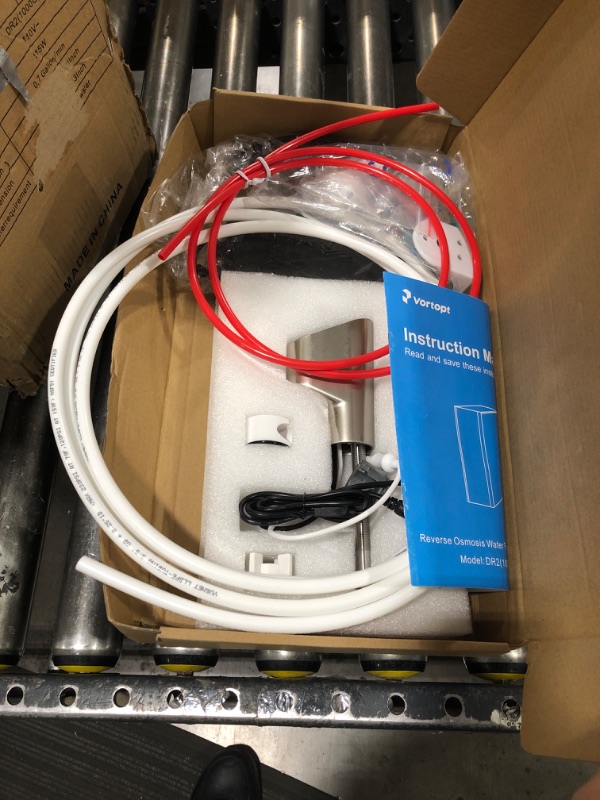 Photo 1 of Vortopt 1000GPD Under Sink Water Purifier 3:1 Pure to Drain, Tankless RO Water Filter System, 0.0001um Purification for Drinking, Reduces TDS, Smart Faucet. (DR2-1000(White))