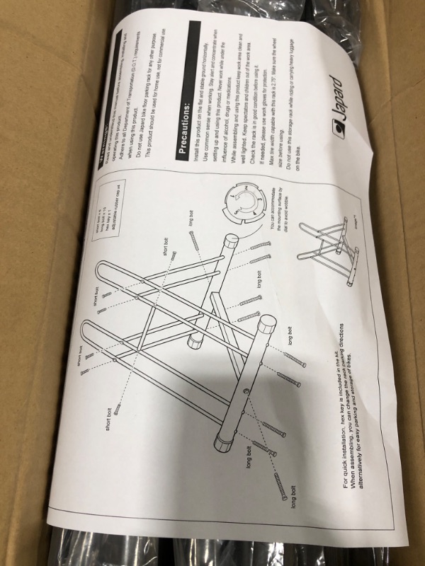 Photo 1 of X004OSTESWITCHABLE 2 BIKE FLOOR PARKING RACK1