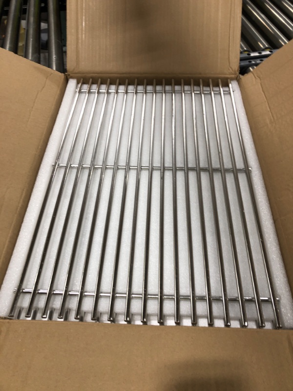Photo 1 of Genesis e310 19.5" Premium Cooking Grates for Weber Genesis 300 Series E310/320/330, S310/320/330, EP310/320/330, Replacement for Weber 7528 7524, 7.02mm Solid Food Grade 304 Stainless Steel