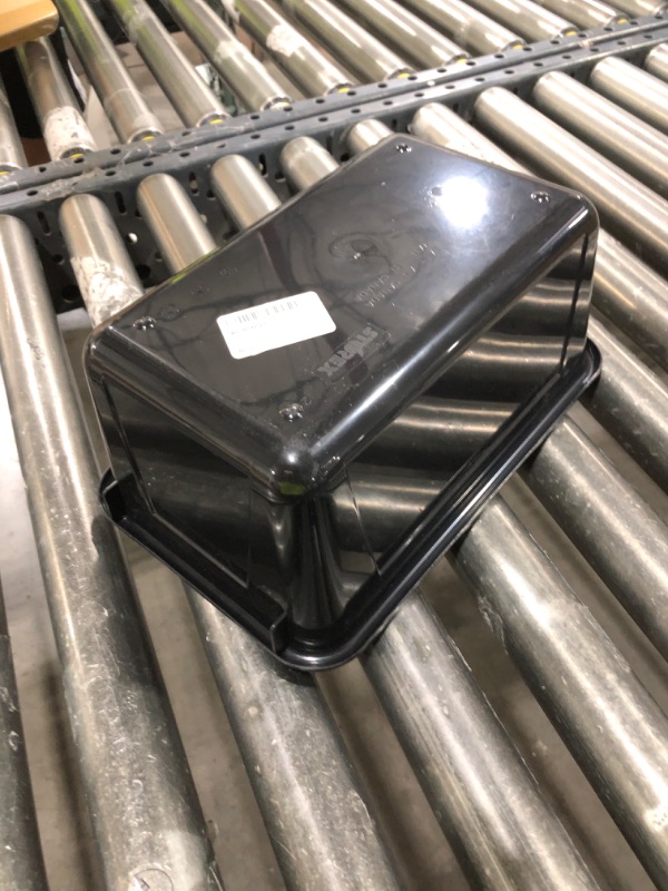 Photo 1 of Storex Small Cubby Bin, 7.8 x 12.2 x 5.1 Inches, Black, 5-Pack (62466E05C)