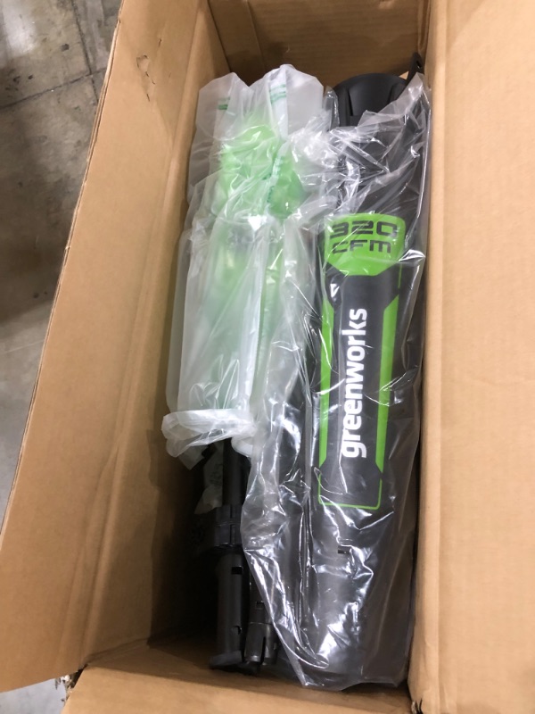 Photo 1 of Greenworks 48V (2x24V) 21" Brushless Mower+12" String Trimmer+320CFM Blower,(2) 5.0Ah Batteries and 4A Dual Port Charger