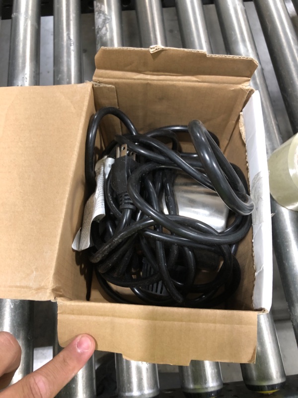Photo 1 of Little Giant S320PT-20 115 Volt, 335 GPH Oil-less Stainless Steel and Bronze Direct Drive Pump for Fresh or Salt Water Ponds or Fountains, Steel, 517100001