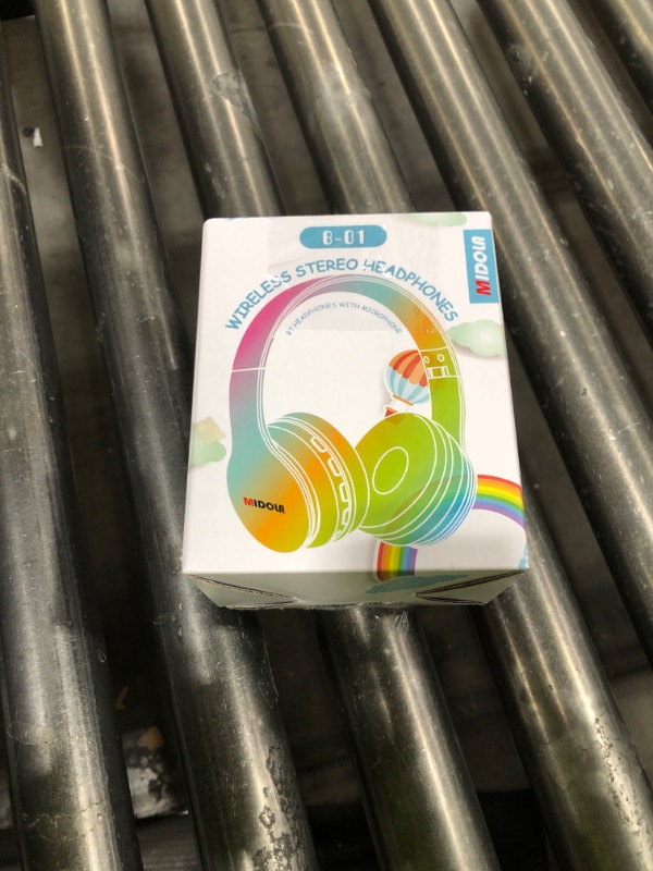 Photo 1 of MIDOLA Kids Headphones Bluetooth 5.4 Wireless 68H Play Time Volume Limit 85/94dB Over-Ear Foldable Headset,Type-C Fast Charging,with Wired Aux Mic for Toddler Child Pad Tablet Pink