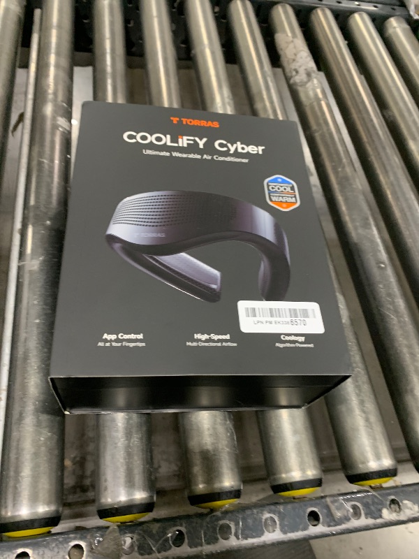 Photo 1 of TORRAS 2025 Top Al Neck Fan Air Conditioner Coolify Cyber, Portable Neck Fans that Blow Cold Air?No.1 Coolest & 720° Immersive Cooling? Personal AC Rechargeable for Outdoor/Indoor. Gifts for Dad/Mom