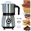 Photo 1 of Versatile Kitchen Grinder | 500W Electric Mill | Grinds Spices, Nuts, Grains, Coffee | 3 Stainless Steel Blades | Dry Use (Black)