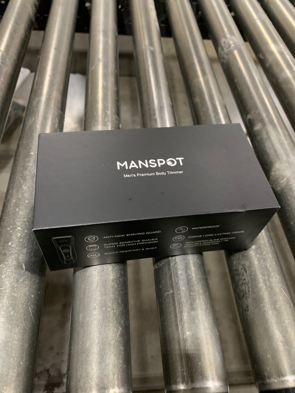 Photo 1 of MANSPOT Manscape Groin & Body Hair Trimmer for Men, Electric Ball Pubic Trimmer Shaver,Manscape Kit with 4 Guard,Replaceable Ceramic Blade Heads,Waterproof Wet/Dry Shaver,90 Minutes Shaving