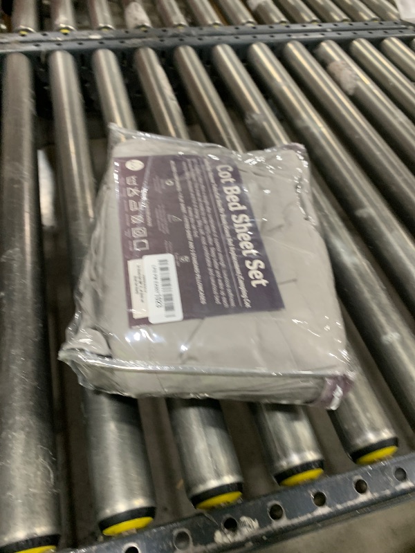 Photo 1 of Cottington Lane 4 Piece Cot Sheets Set 30" X 75" with 6 Inch Deep Pocket Light Grey Solid, 100% Egyptian Cotton Cot Sheets, Perfect for Narrow Twin, Camp Bunk,Trifold Mattress, Guest Bed Replacement