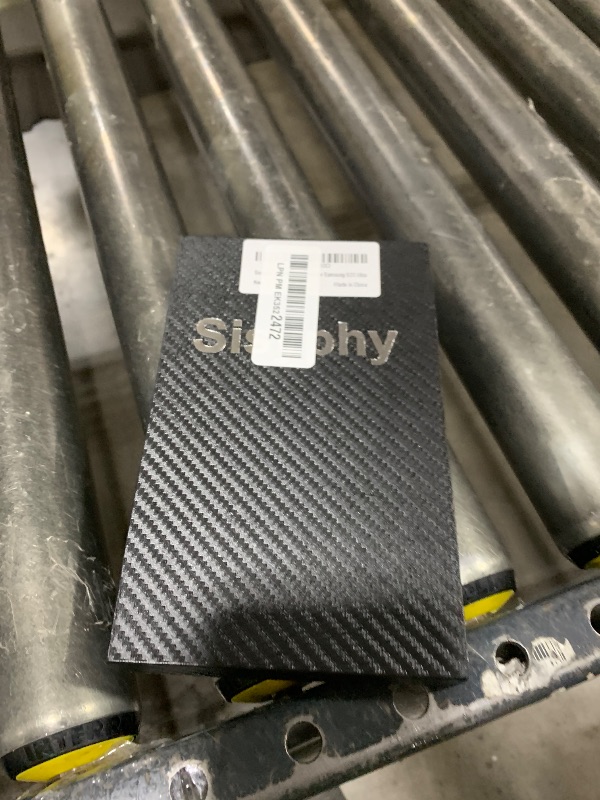 Photo 1 of Sisyphy Aramid Fiber Case for Samsung Galaxy S23 Ultra 5G with Carbon Fiber Texture, Super Slim Protective Cover Skin, Soft Touch Sturdy Durable Case, Snap-on Back Cover Wireless Charging Friendly