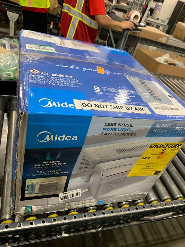 Photo 1 of Midea MAW08V1QWT U-Shaped AC Window Air Conditioner
