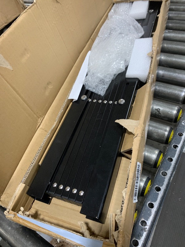 Photo 1 of VEVOR Folding Security Door, 63.39" H x 70" W Accordion Gate, Steel, 360 Rolling Barricade, Scissor Gate/Door with Padlock