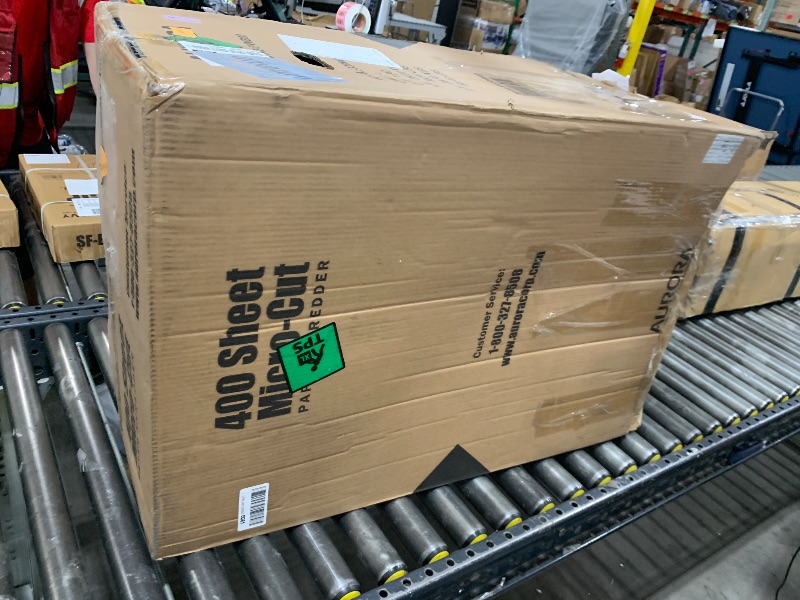 Photo 1 of Aurora Commercial Grade 400-Sheet Auto Feed High-Security Micro-Cut Paper Shredder/ 240 Minutes/Security Level P-5