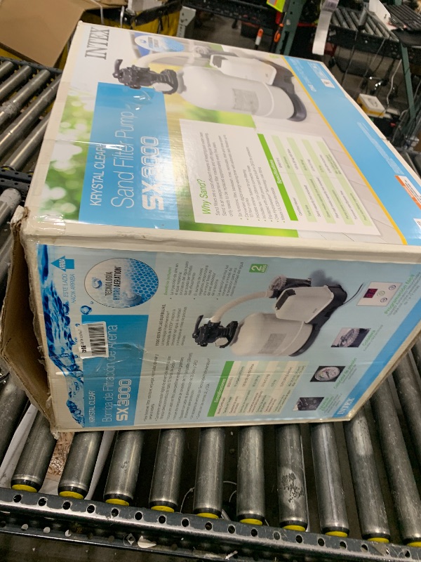 Photo 1 of Intex 26651EG 3,000 GPH Above Ground Pool Sand Filter Pump with Automatic Timer