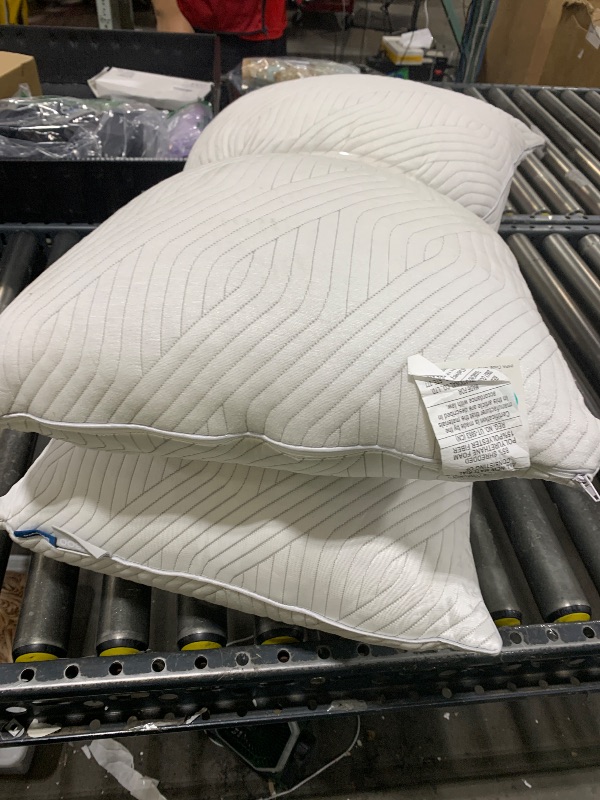 Photo 1 of Bedsure Memory Foam Pillows Queen Size, Set of 2, Adjustable Firm Bed Pillows for Sleeping, Cooling Dual-Sided Design, Rayon Derived from Bamboo Pillowcases for Side, Back, Stomach Hot Sleepers