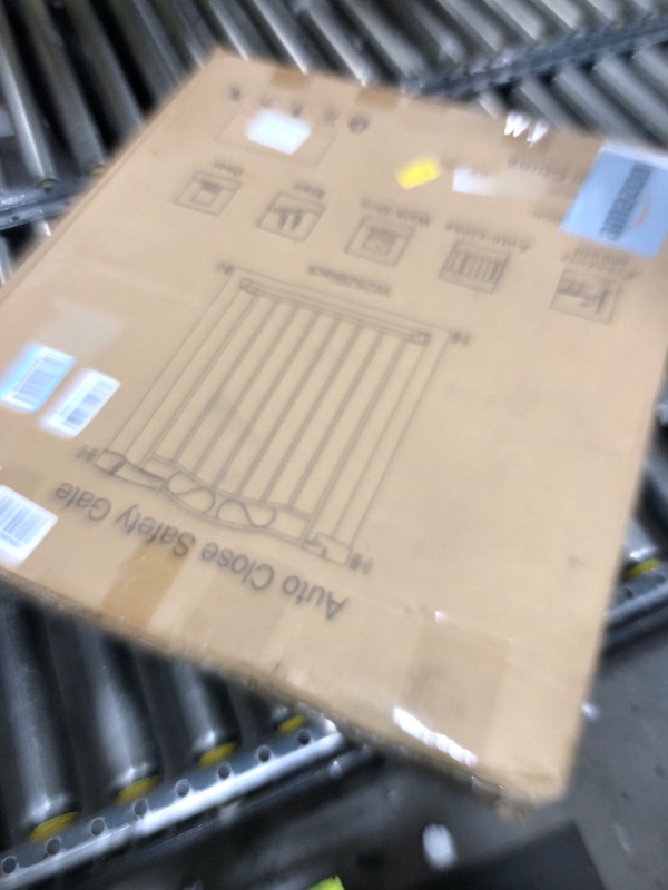 Photo 1 of Fairy Baby Extra Wide Baby Gate Black 62-67 Inch Wide, Walk Through Pressure Mounted No Drill, Long and Large Tension Gate for Pet and Kids