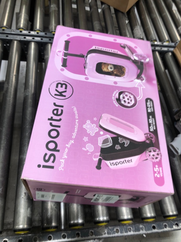 Photo 1 of iSporter Luggage Scooter for Kids Ages 2-5 or 3-5 | Ride-On Suitcase Scooters for Boys Girls | Foldable & Height Adjustable, 110 lbs Max