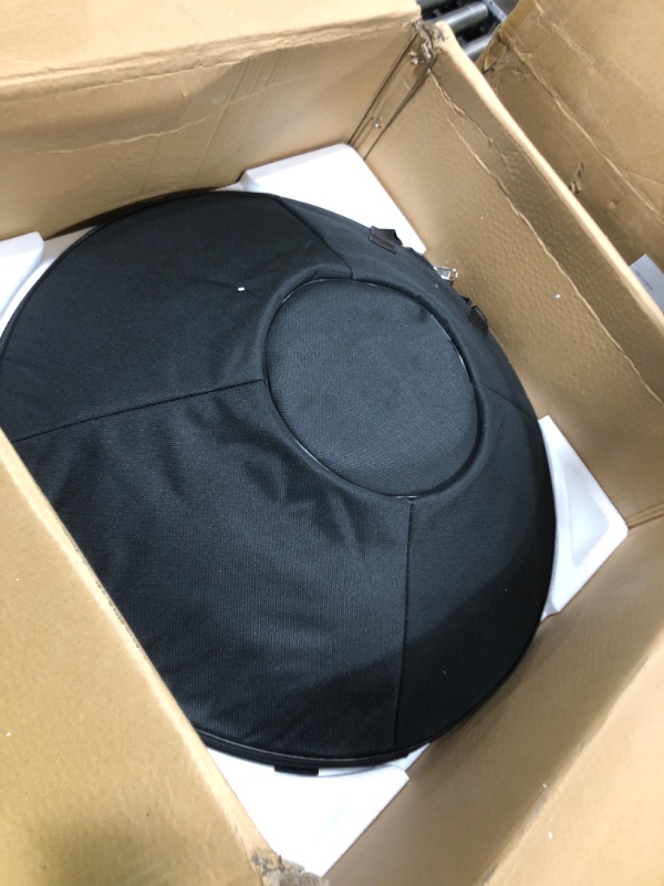 Photo 1 of SINGOFIRE Handpan Drum, 22-Inch 9-Note 440Hz D Minor Kurd Handpan, Includes Soft Bag, 2 Mallets, Stand and Dust-Free Cloth (Purple)