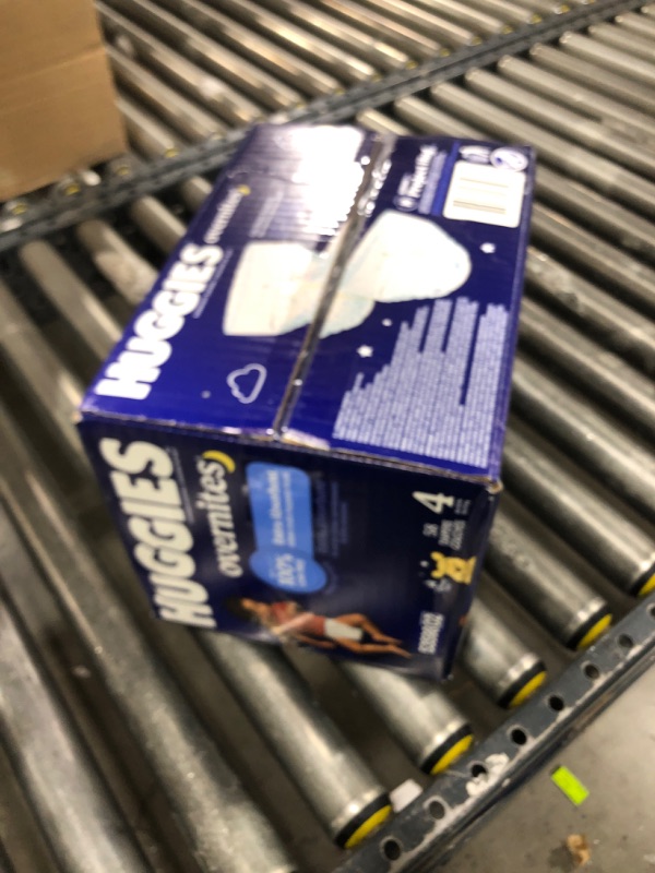 Photo 1 of Huggies Overnites Size 4 Overnight Diapers (22-37 lbs), 58 Ct, Packaging May Vary